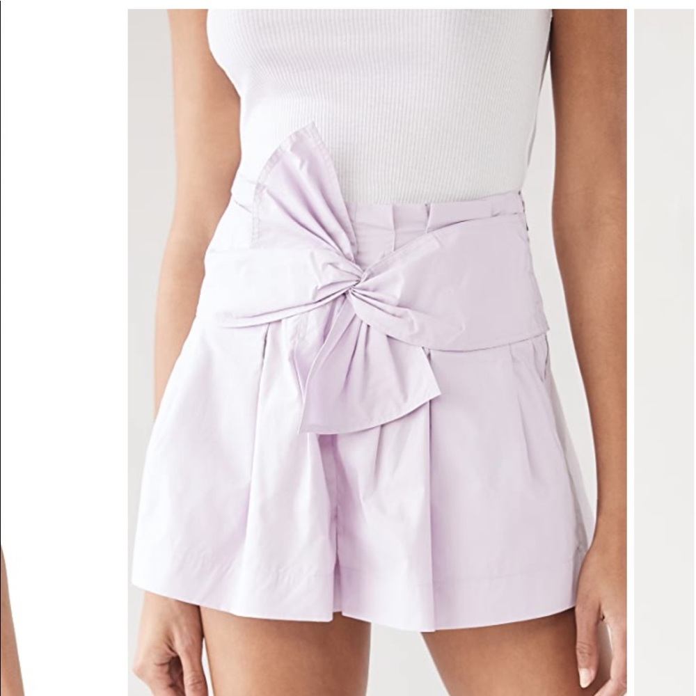 Ulla Johnson Lilac High Waist Shorts